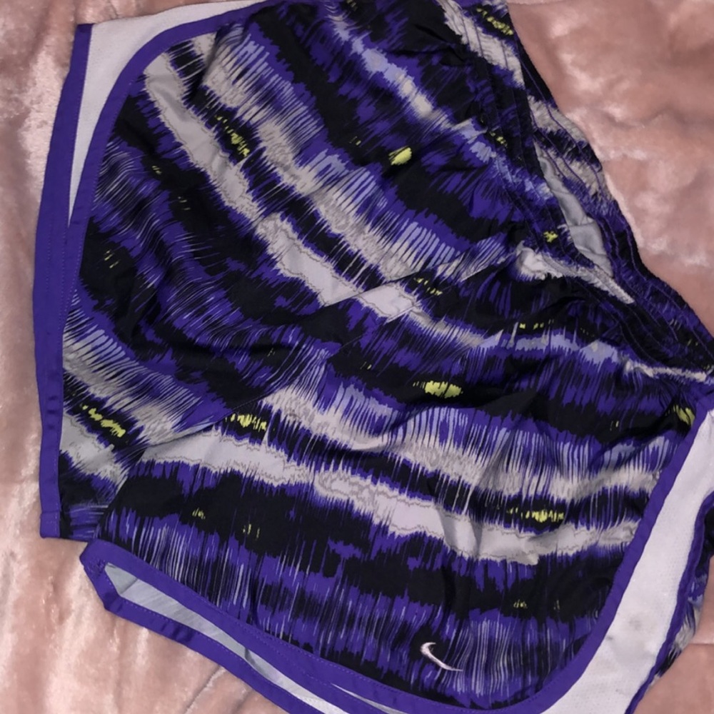 Purple Nike shorts